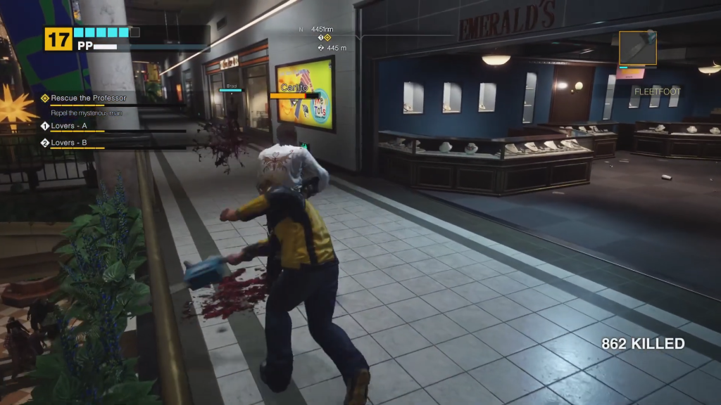 An image of the second encounter with Dead Rising Carlito.