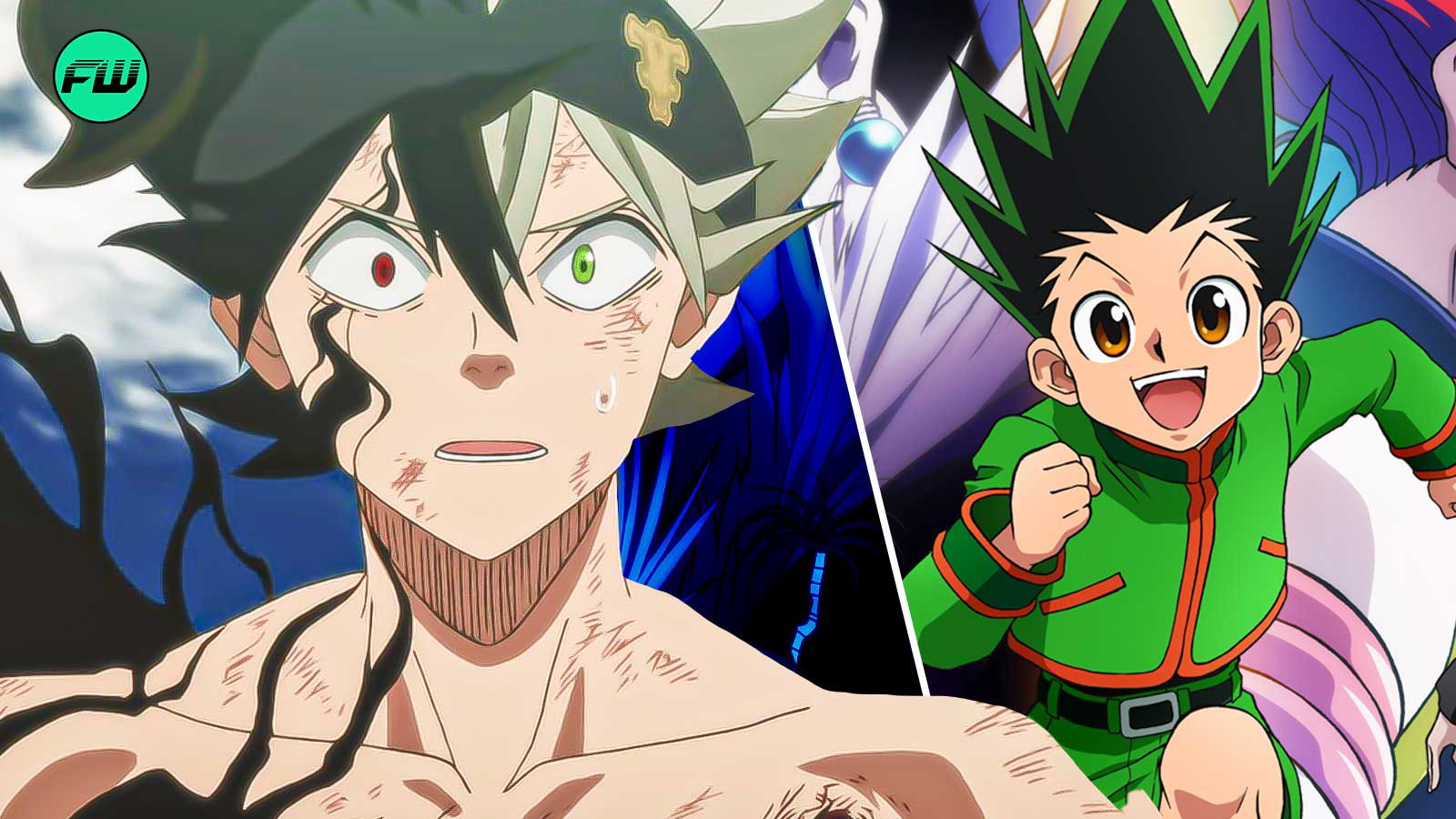 black clover, hunter x hunter