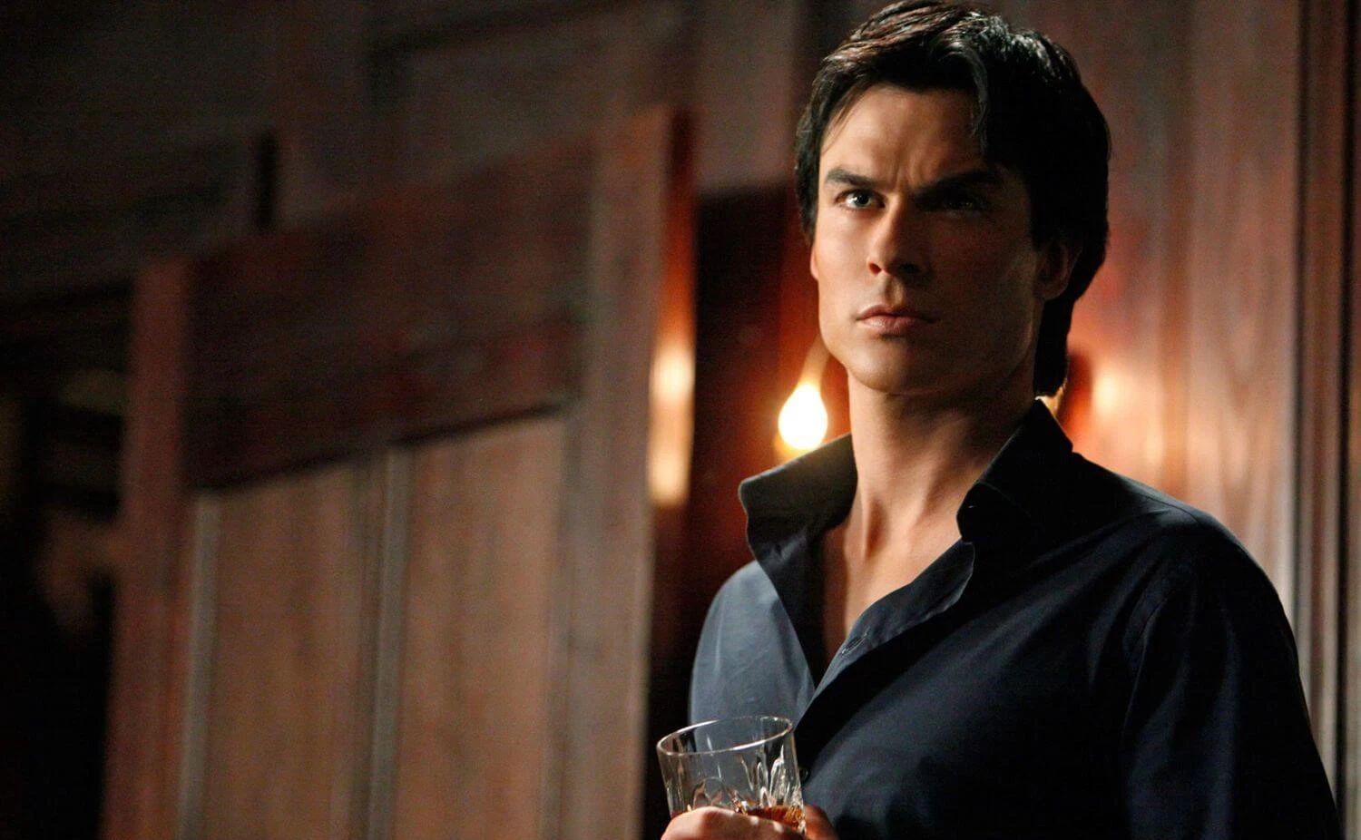 Ian Somerhalder as Damon in The Vampire Diaries (Credits: The CW)