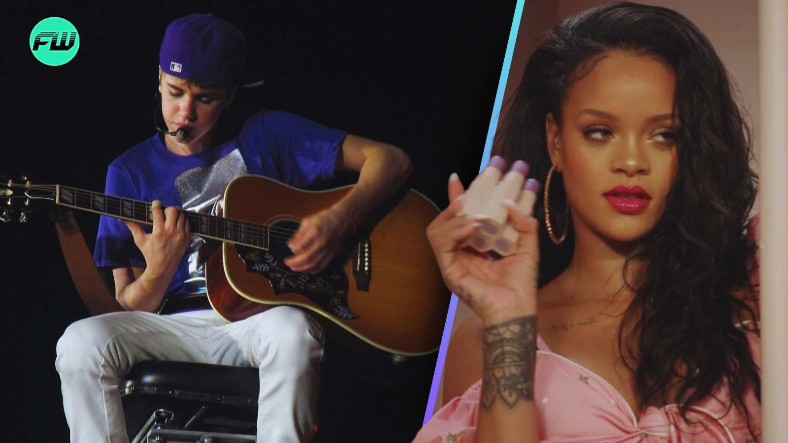 Rihanna and Justin Bieber