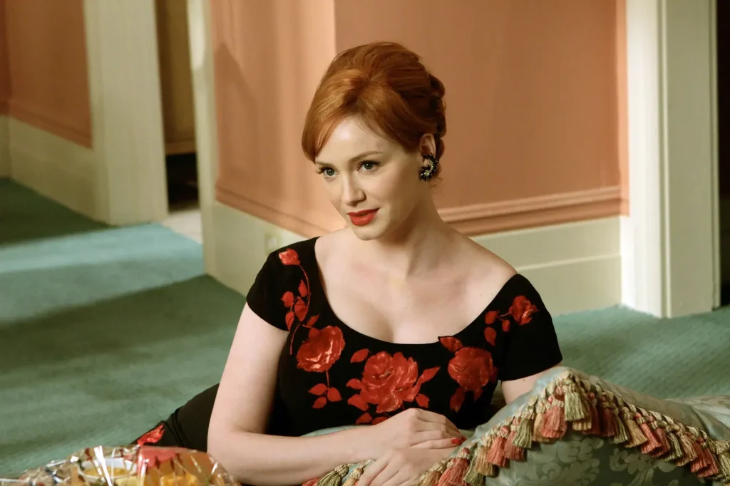 Hendricks as Joan in Mad Men. | Credits: AMC.