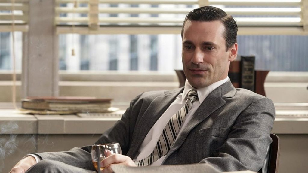 Jon Hamm in a still from Matthew Weiner's Mad Men