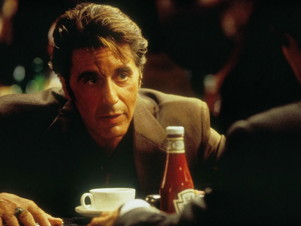 Heat (1995) Directed by Michael Mann Shown: Al Pacino (as Lt. Vincent Hanna) (Courtesy Warner Brothers/Photofest)