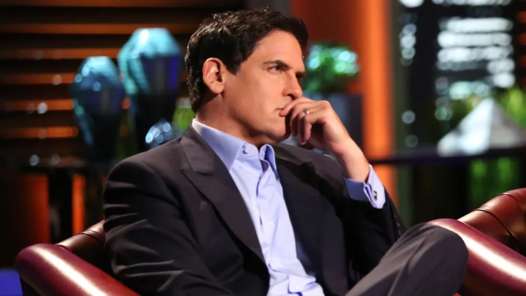 Mark Cuban in Shark Tank. 