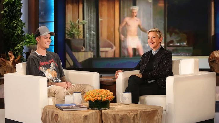 Justin Beiber on Ellen DeGeneres show