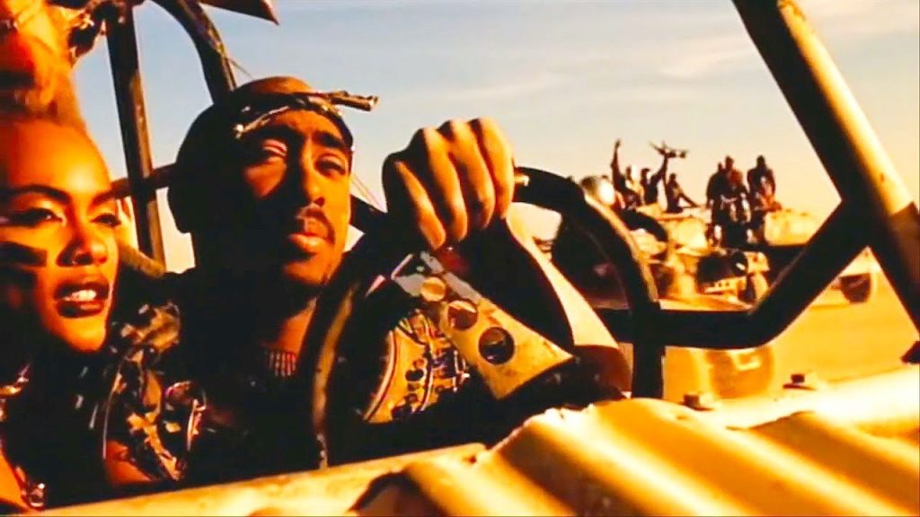 Tupac Shakur in a music video