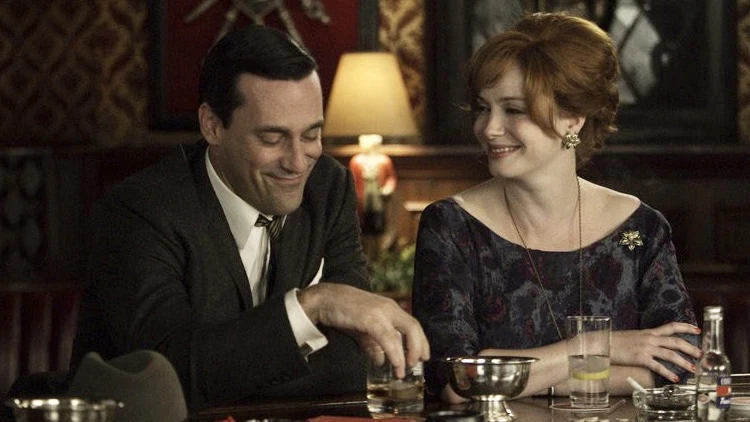 jon hamm christina hendricks mad men