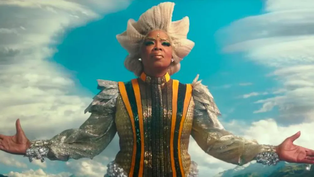 Oprah Winfrey as Mrs. Which in a still from A Wrinkle In Time