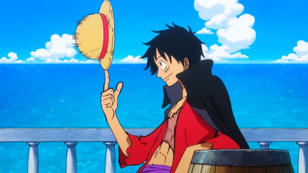 Monkey D. Luffy in One Piece.