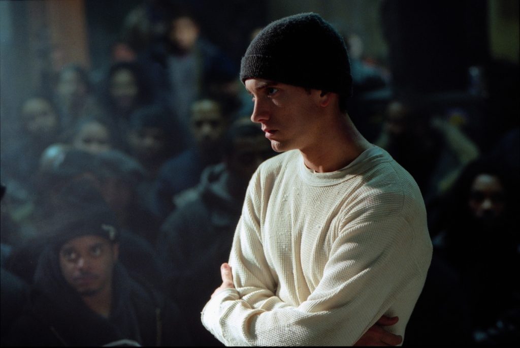 Eminem in the film 8 Mile