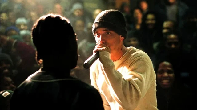 Eminem in the film 8 Mile