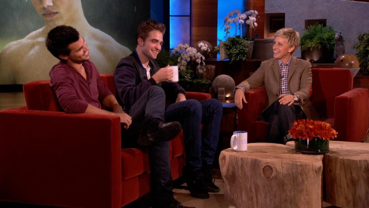 “I was trying to get a nipple”: Robert Pattinson’s Bromance With Taylor Lautner Went Little Too NSFW on Ellen DeGeneres’ Show