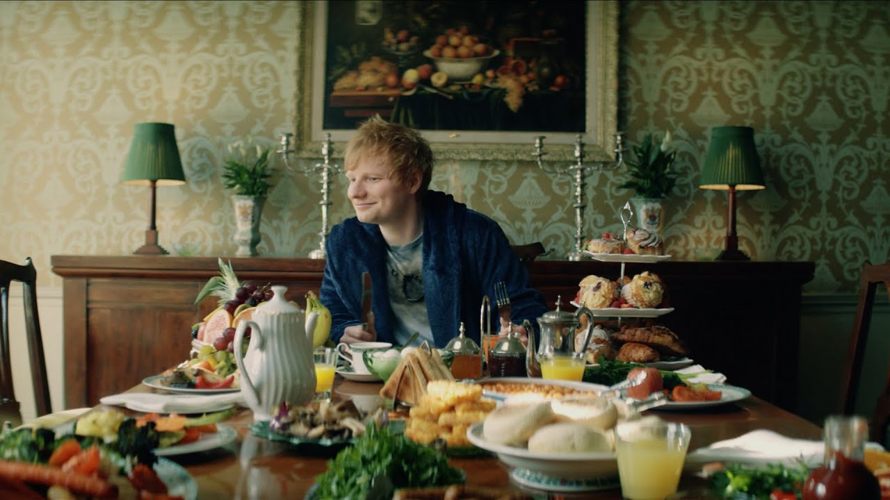 The music video of Ed Sheeran's 2022 single - Celestial