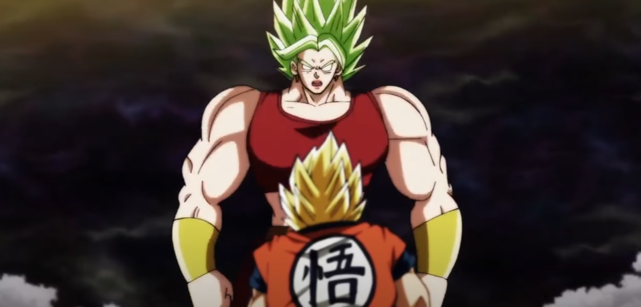 Kale clash with Son Goku