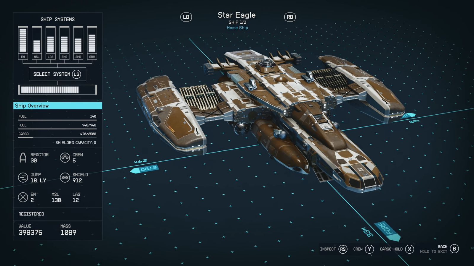 Starfield: How to Get the Star Eagle Ship