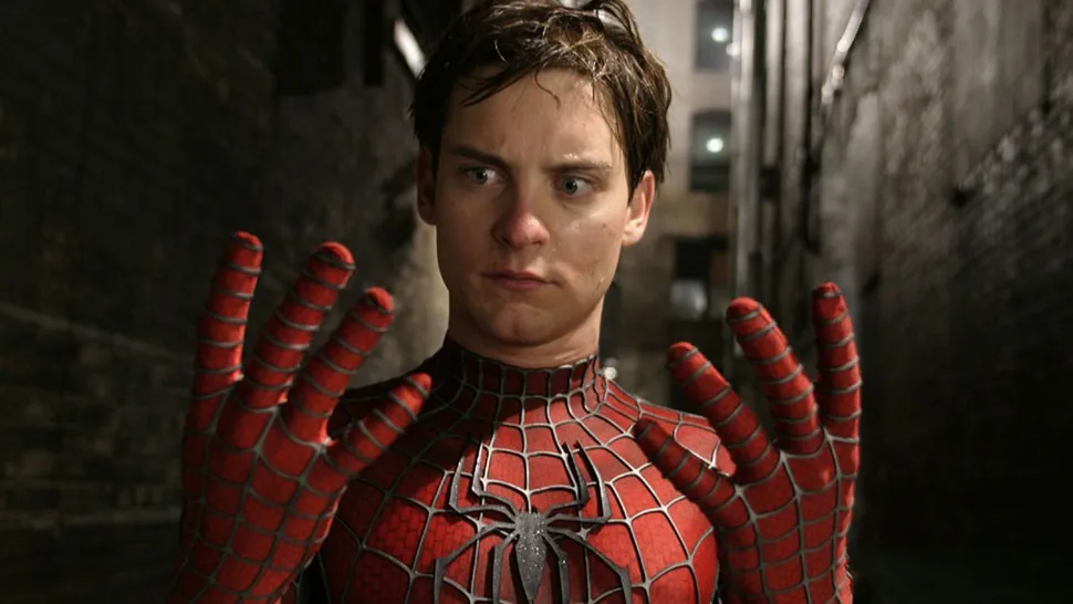 Tobery Maguire in Sam Raimi's Spider-Man trilogy