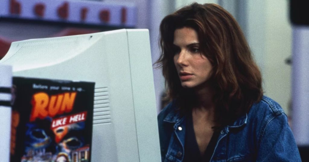 Sandra Bullock in The Net.