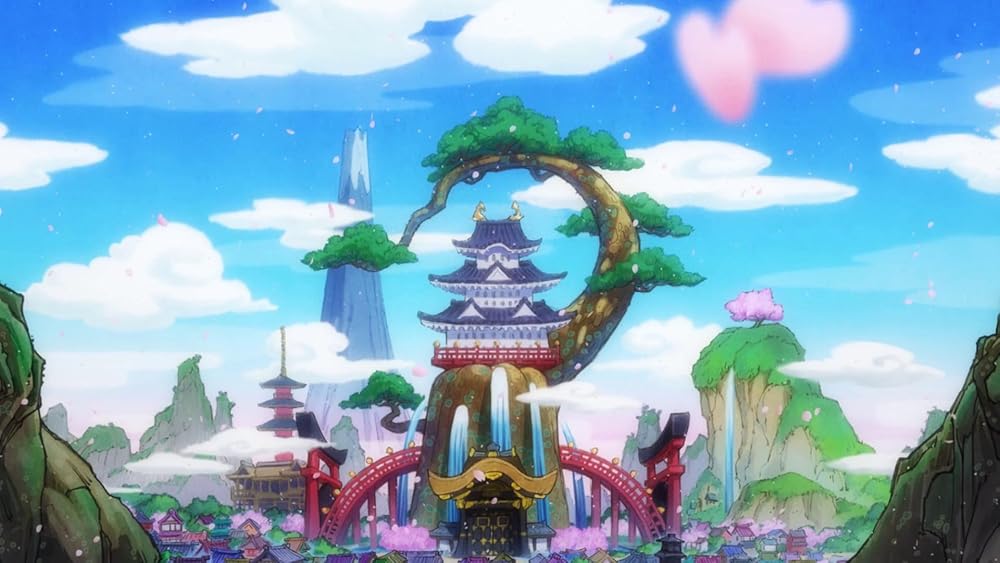 A still of Wano Arc from One Piece anime