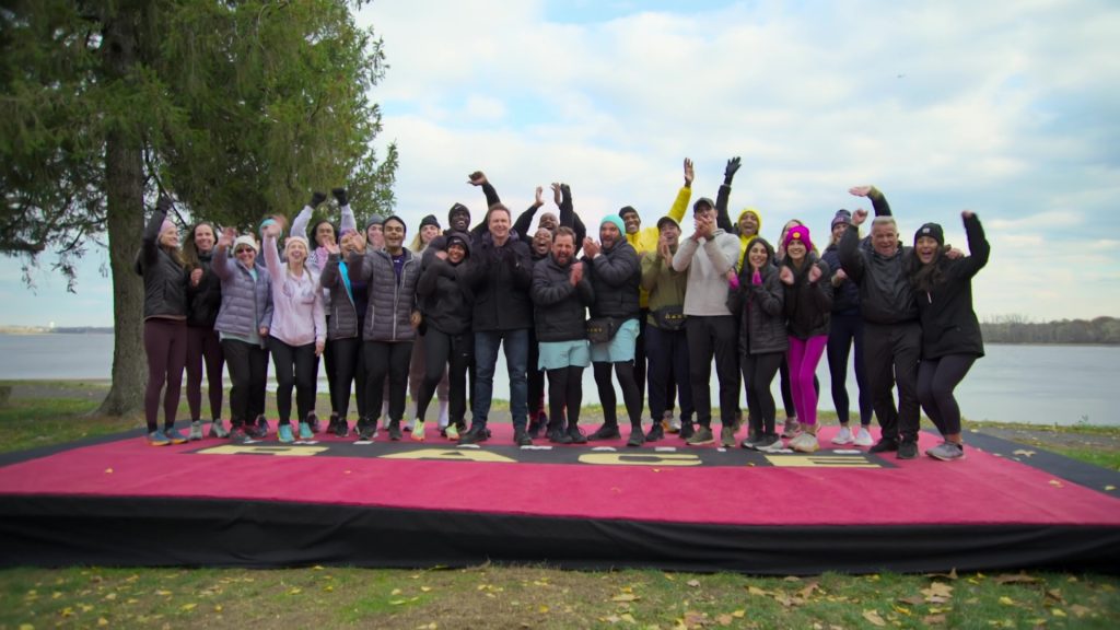 The contestants and Phil Keoghan during the wrap of The Amazing Race Season 36 