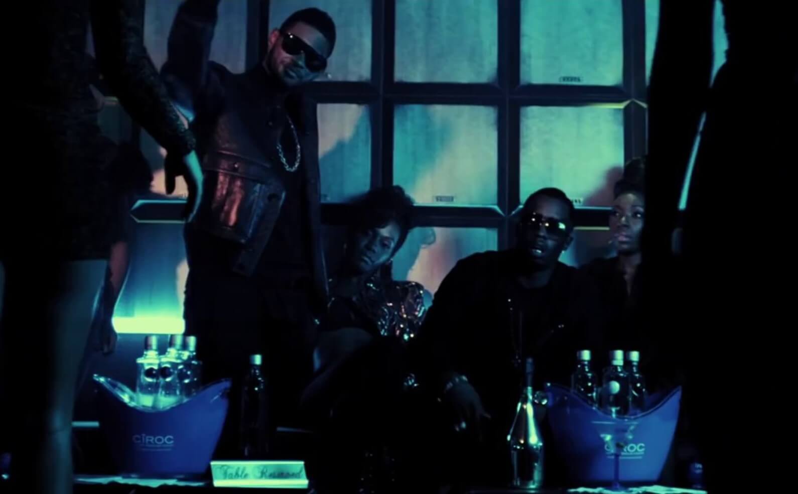 Usher and Diddy in the official music video for ‘Looking for Love’ (Credits: Youtube)