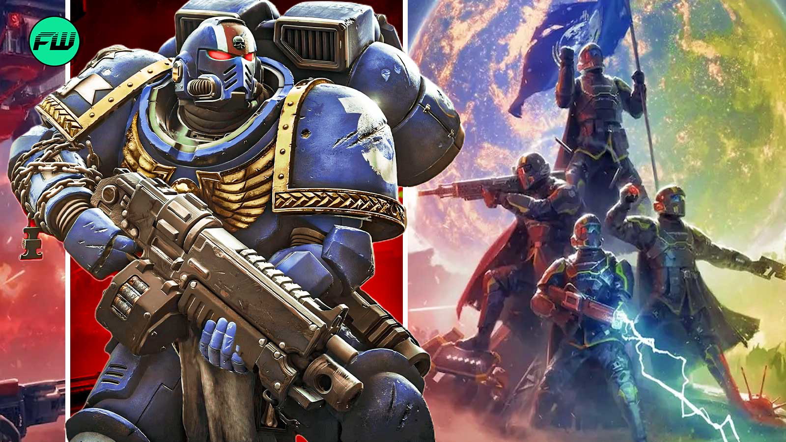 Warhammer 40K: Space Marine 2 podría haber tenido una historia más importante si no fuera por la característica cooperativa que lo ayudó a vencer a Helldivers 2