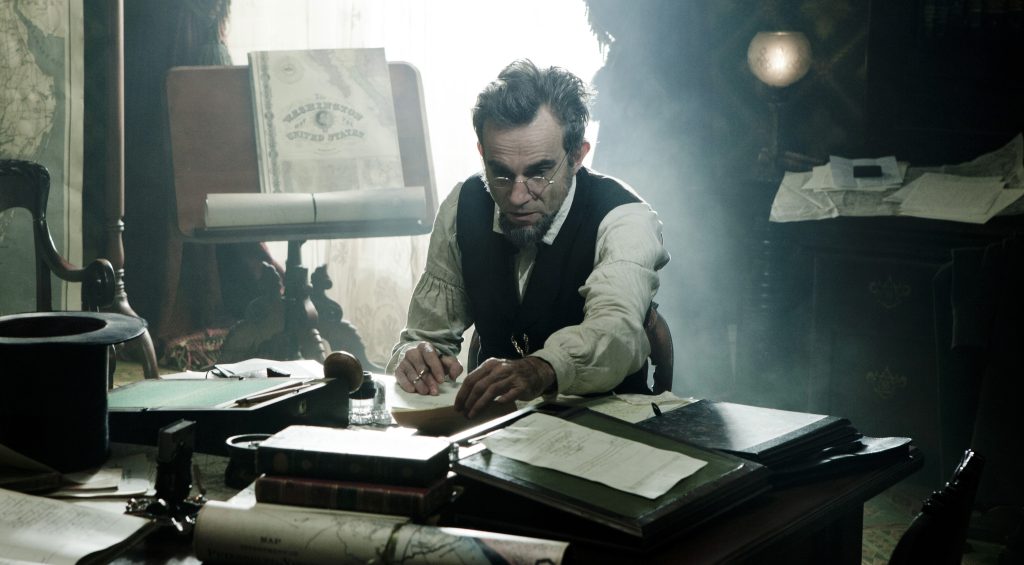 Daniel Day-Lewis as Abraham Lincoln in Lincoln