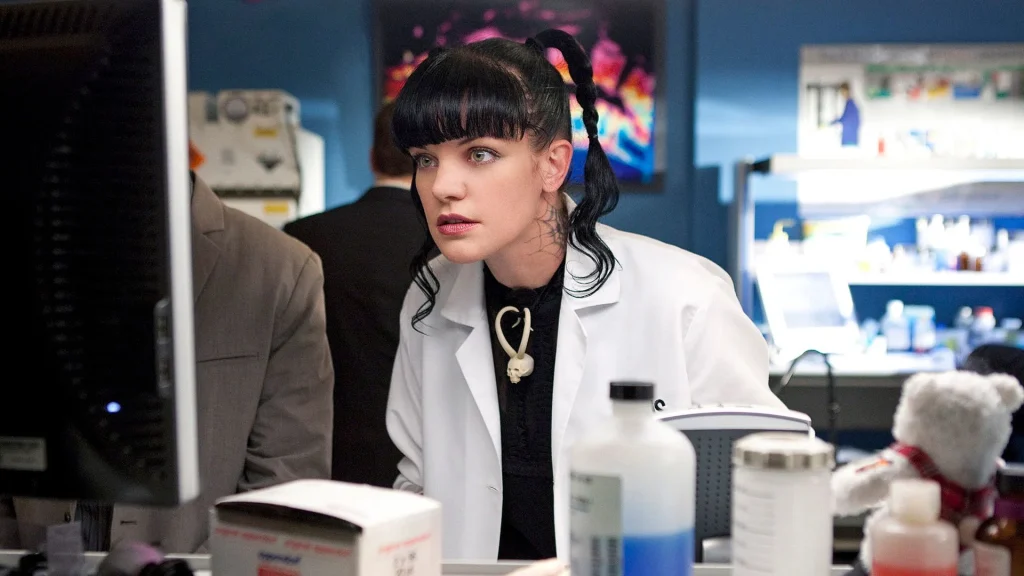 Pauley Perrette as Medical Examiner Abby Sciuto in NCIS