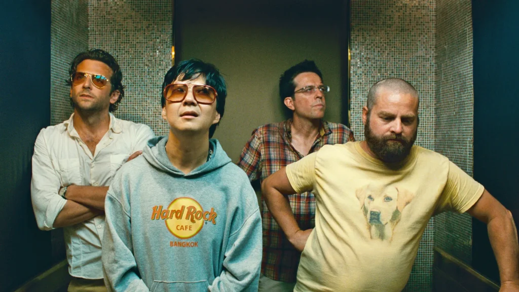 Bradley Cooper, Ken Jeong, Ed Helms, and Zach Galifianakis in The Hangover Part II