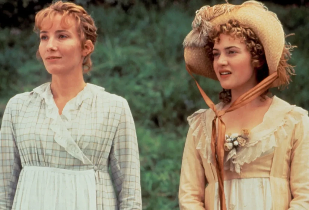 Emma Thompson and Kate Winslet in Sense and Sensibility