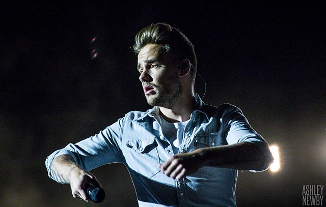 Liam Payne during a One Direction concert in 2015 Soldier Field