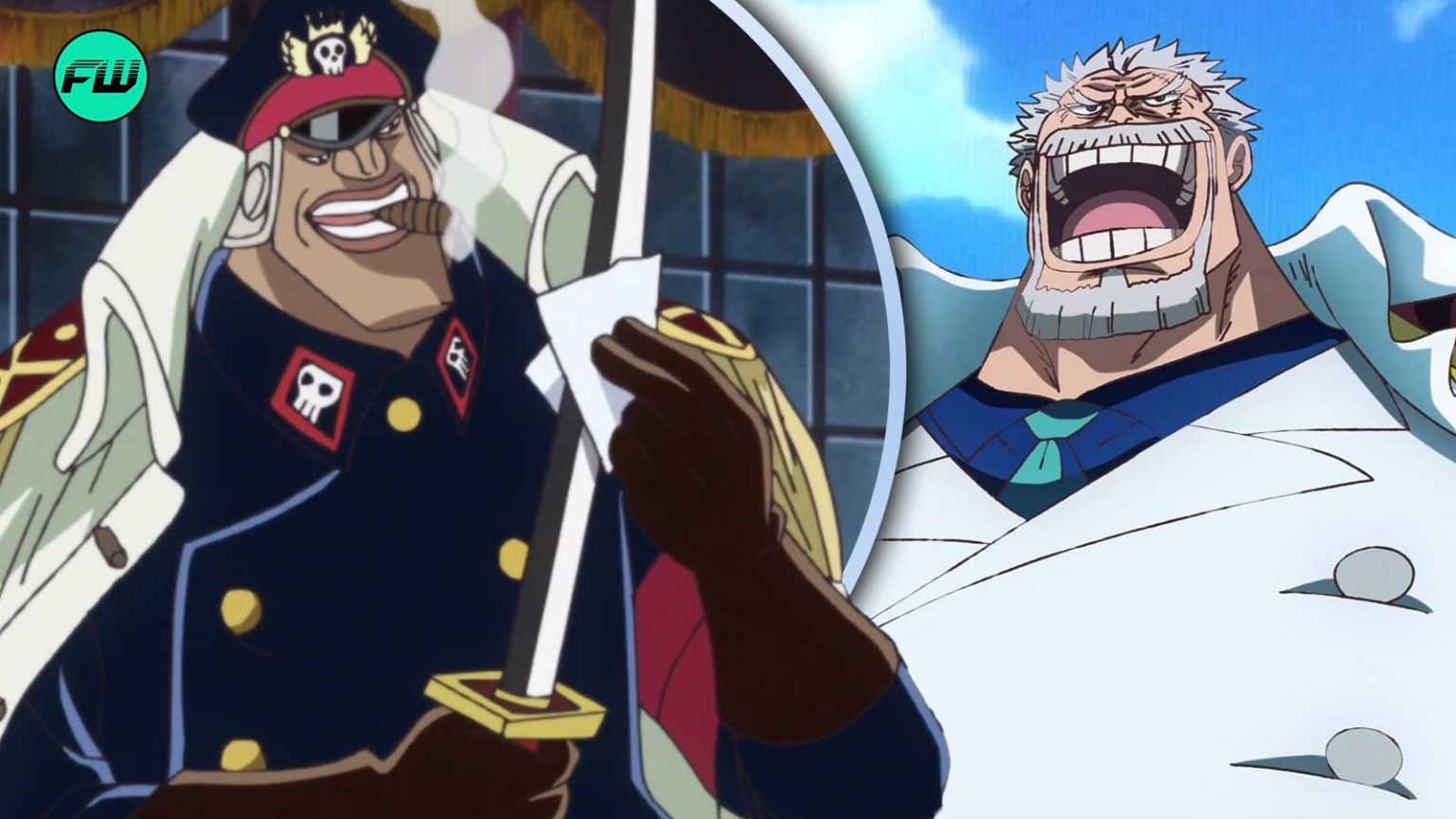 One Piece: Haki or Black Blade? How Was Shiryu Able to Stab Garp, One ...