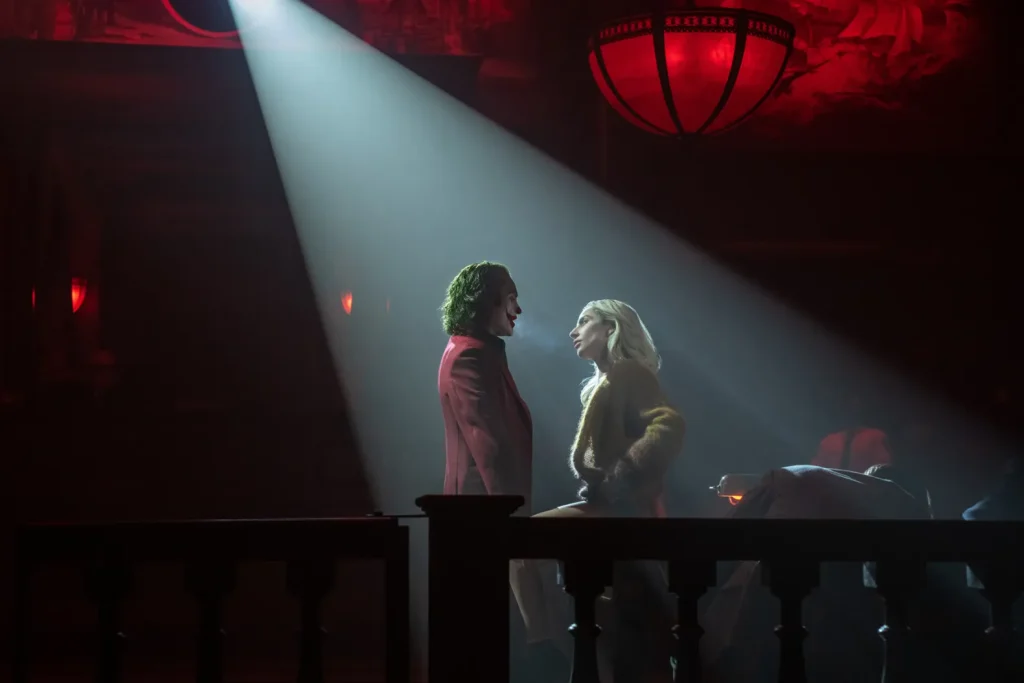 Joaquin Phoenix and Lady Gaga in Joker: Folie à Deux
