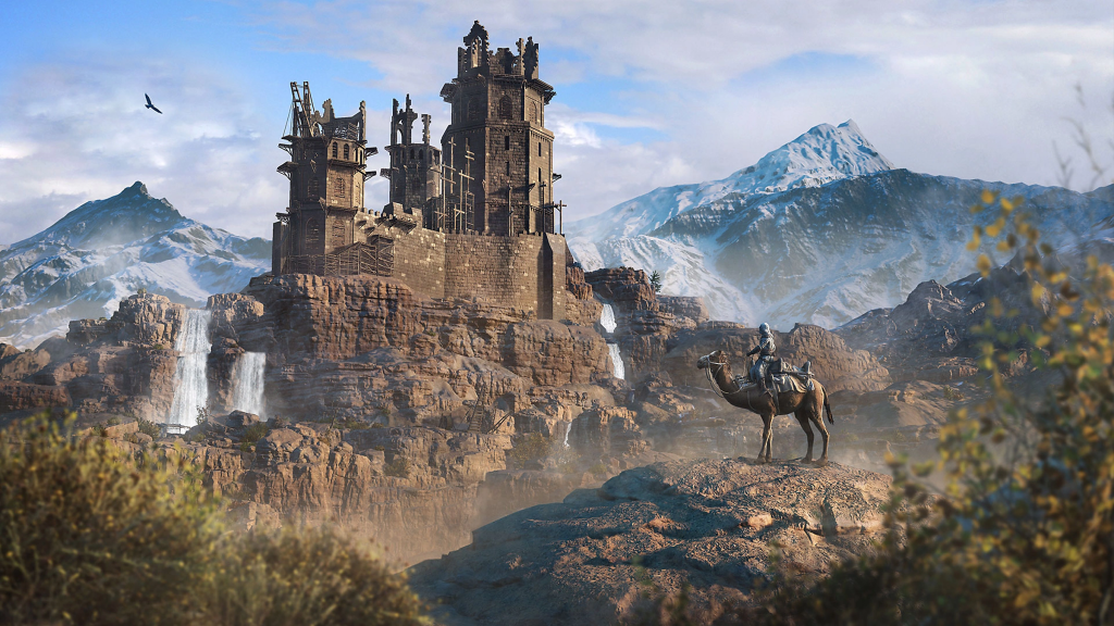 the image shows the landscape of Assassin's Creed Shadows 