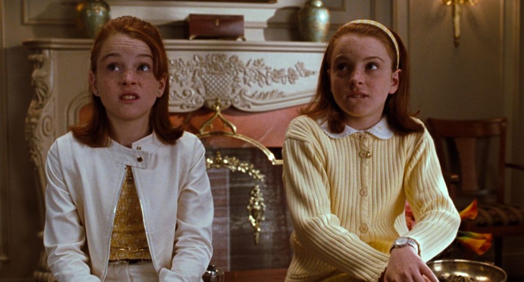 Lohan in a still from The Parent Trap