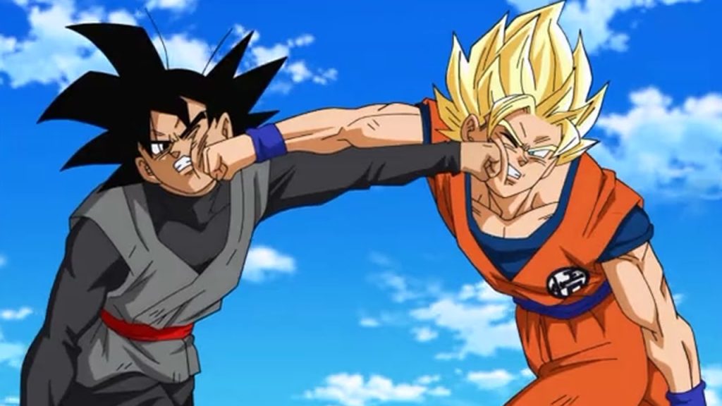 Goku Vs. Goku Black in Dragon Ball Super 