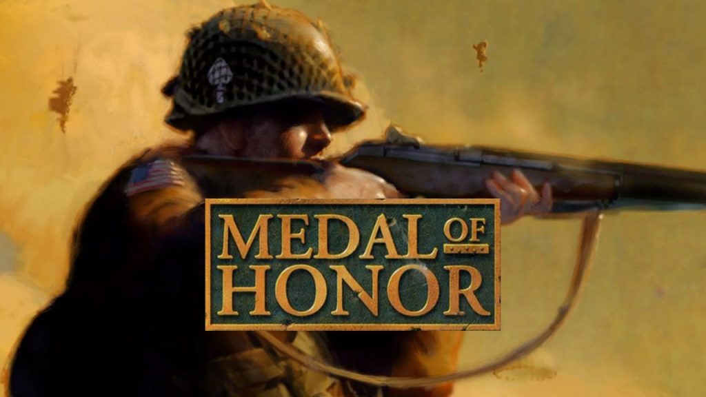 Cover art for Steven Spielberg's first video game, Medal of Honor.