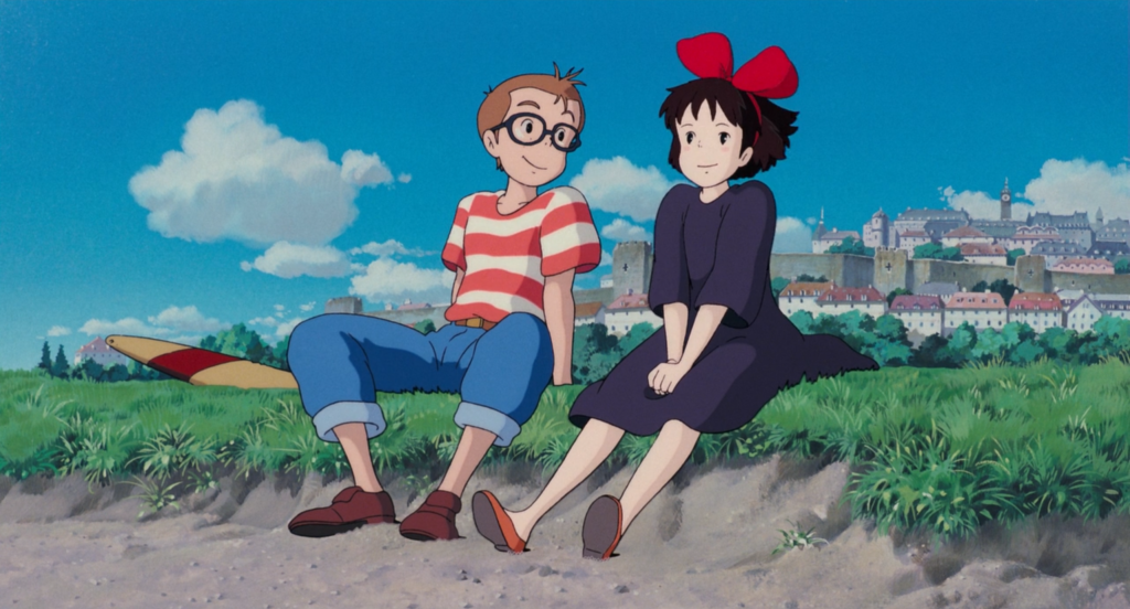 Studio Ghibli’s Women Gave Me Something Disney Never Did 5 Kiki and Tombo from Kiki's Delivery Service.