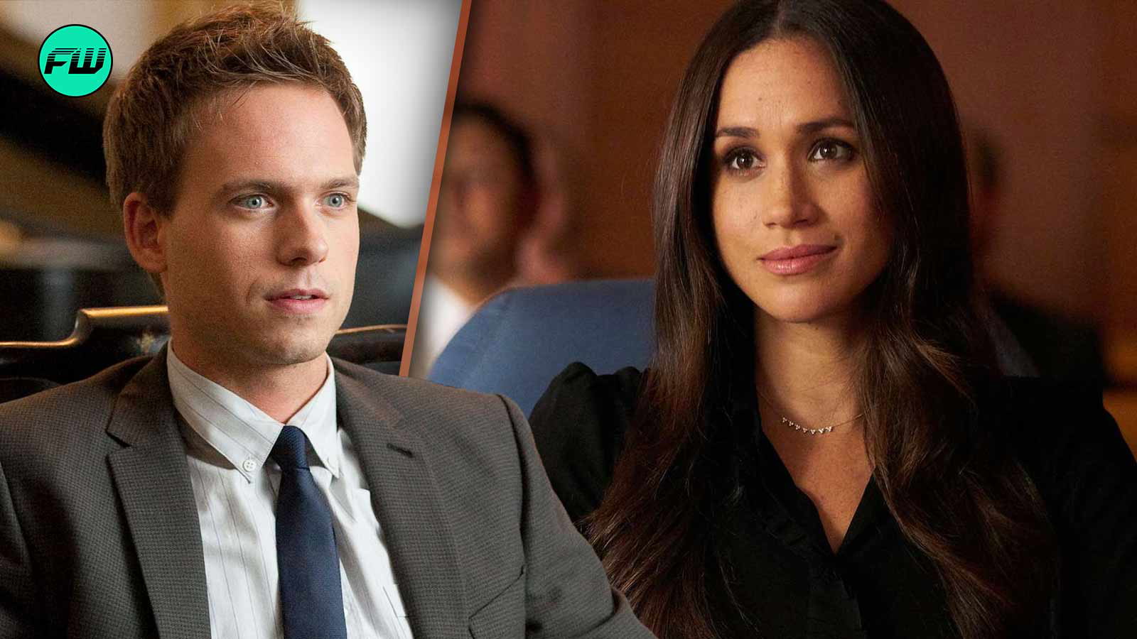 Patrick J. Adams and Meghan Markle in Suits