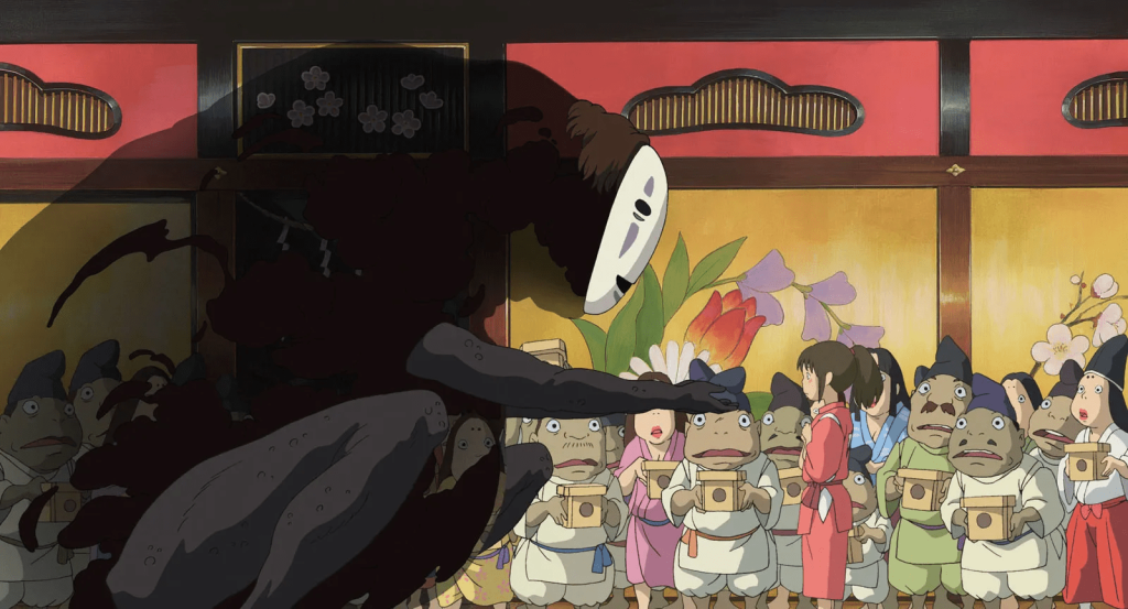 Spirited Away, directed by Hayao Miyazaki.