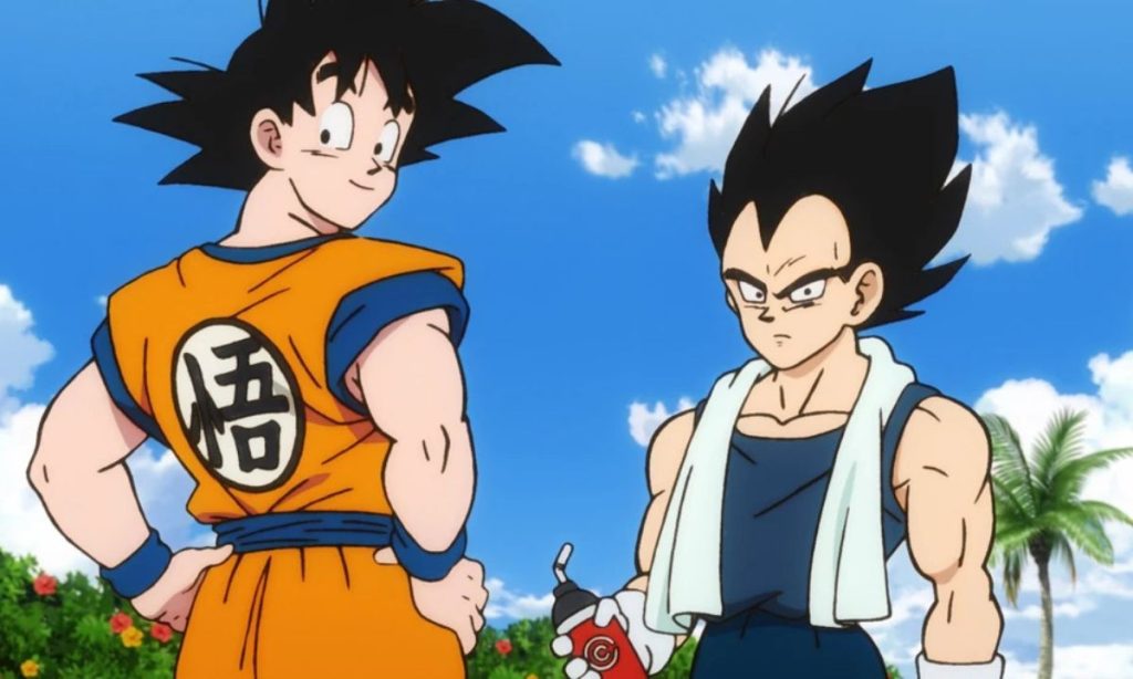 Goku and Vegeta in Dragon Ball Super Broly Credits Toei Animation