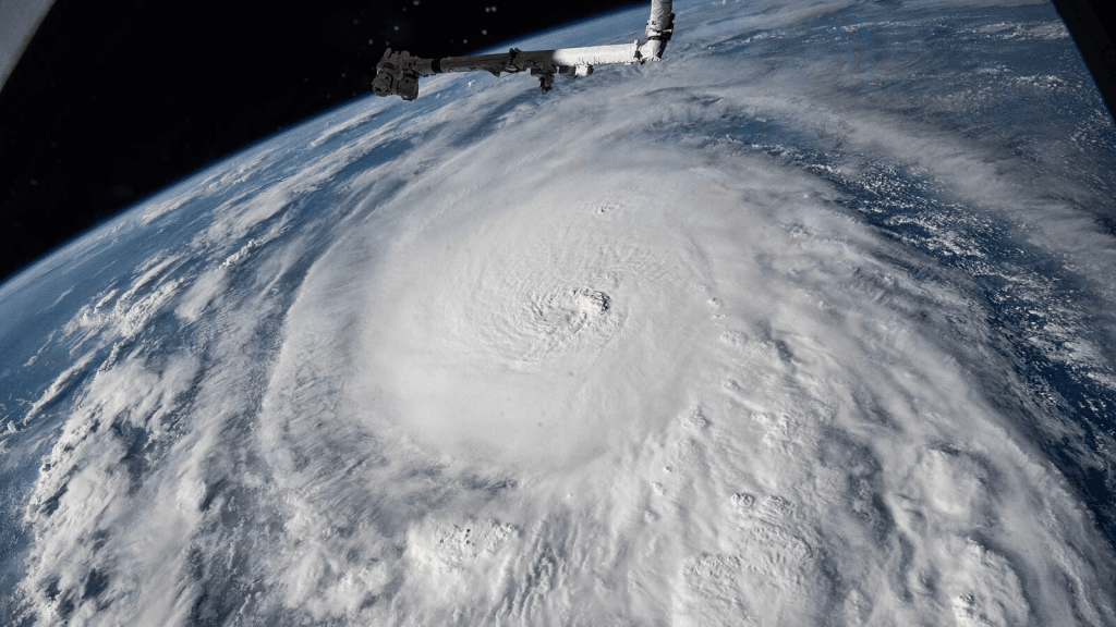 Satellite image of Hurricane Milton | image: NASA, licensed under CC BY 0, via Wikimedia Commons