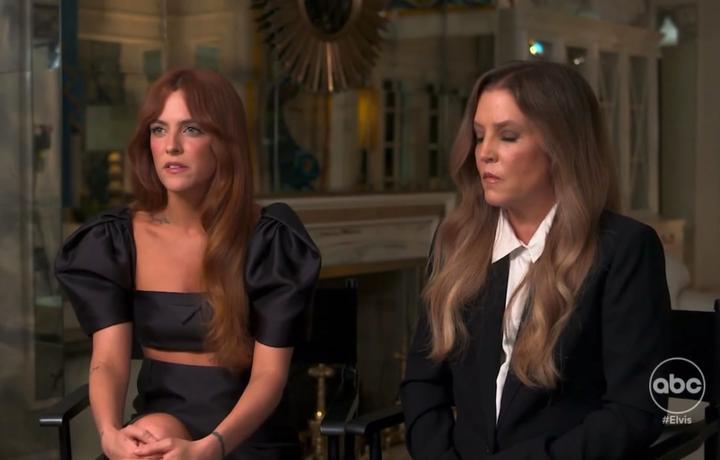 Lisa Marie Presley and Riley Keough on Good Morning America