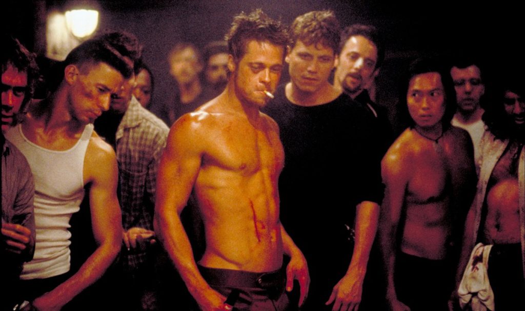 Brad Pitt as Tyler Durden