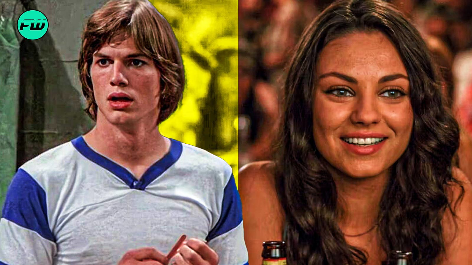 Aston Kutcher and Mila Kunis