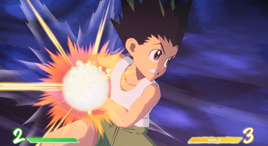 Hunter X Hunter new game Gon fighting.