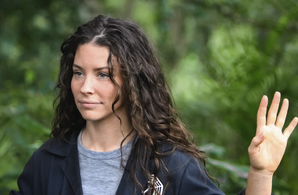 Evangeline Lilly in a still from Lost