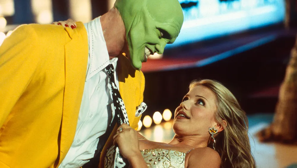 Jim Carrey and Cameron Diaz in The Mask