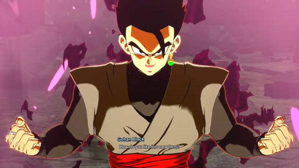 An in-game screenshot of Dragon Ball: Sparking Zero