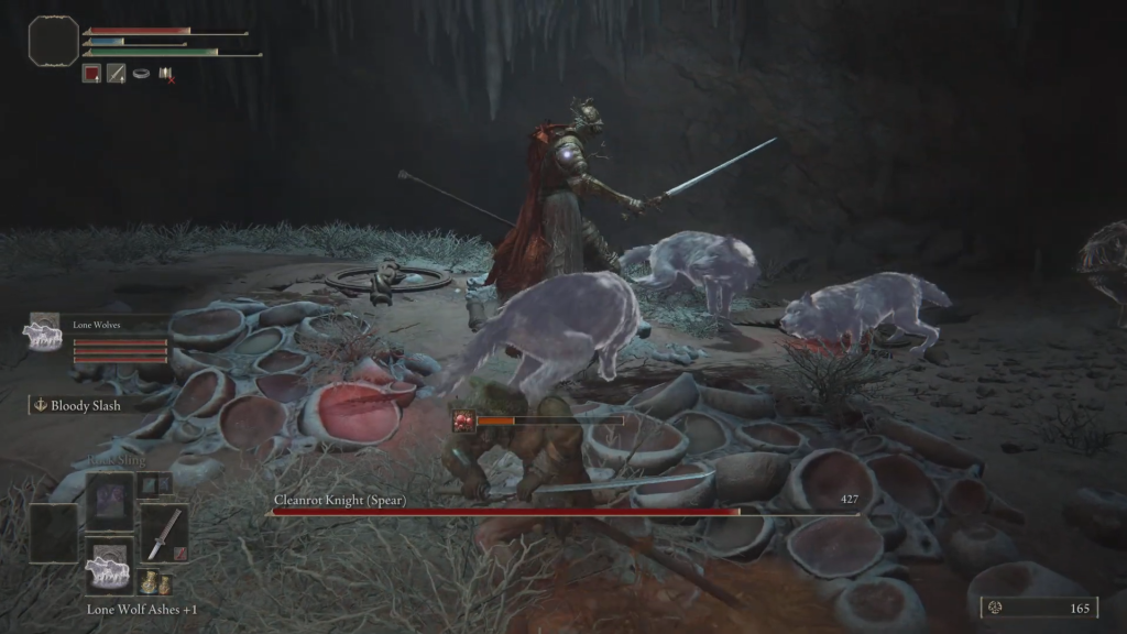 An image showing how to defeat the Cleanrot Knight Boss in Elden Ring.