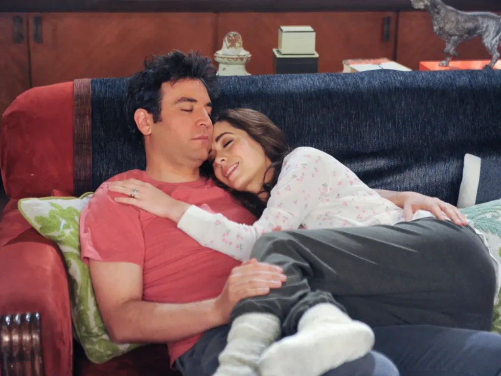 Josh Radnor and Cristin Milioti. | Credits: How I Met Your Mother/CBS.